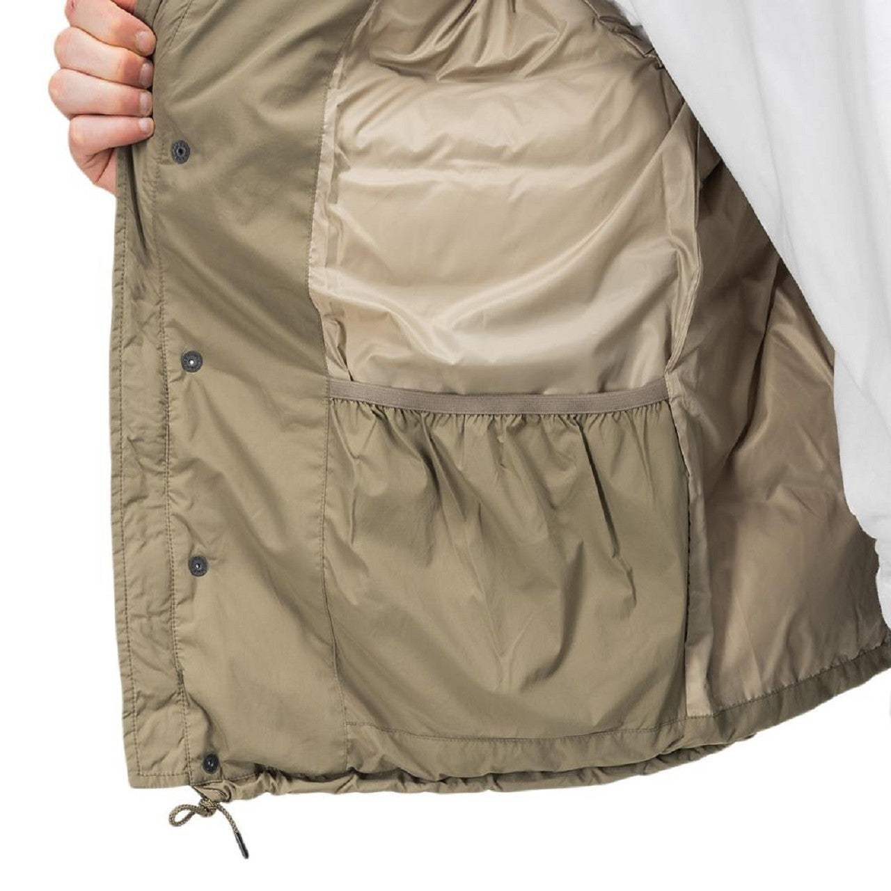 Snow Peak Recycled Nylon Ripstop Down Jacket (Beige)