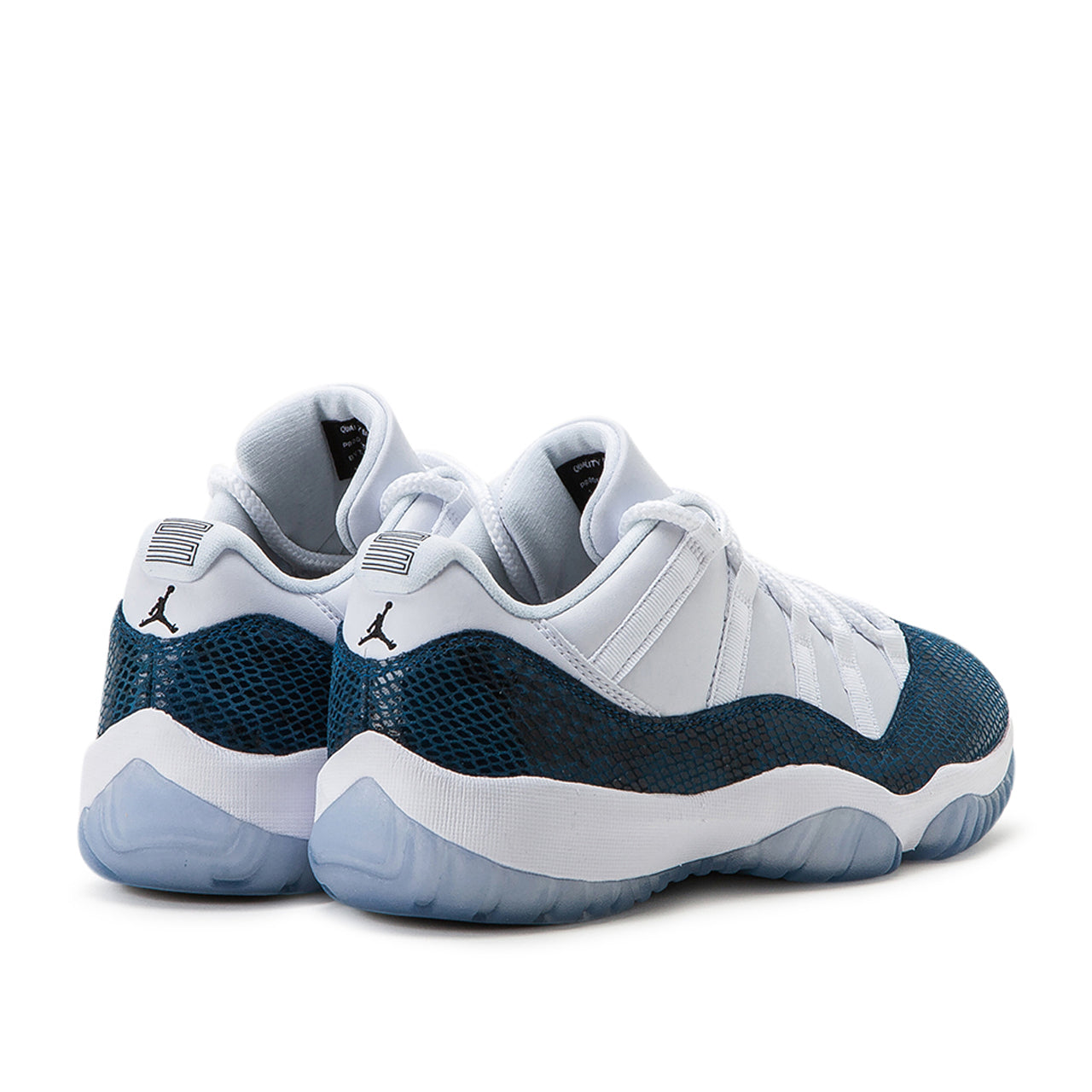 Air Jordan 11 Retro Low LE "Blue Snakeskin" (White / Blue)