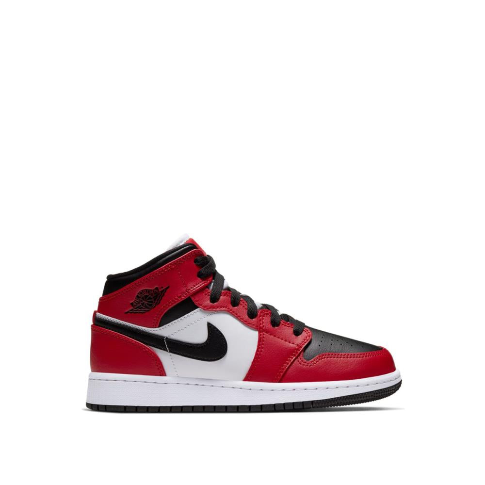 Air Jordan 1 Mid GS (Red / Black / White)