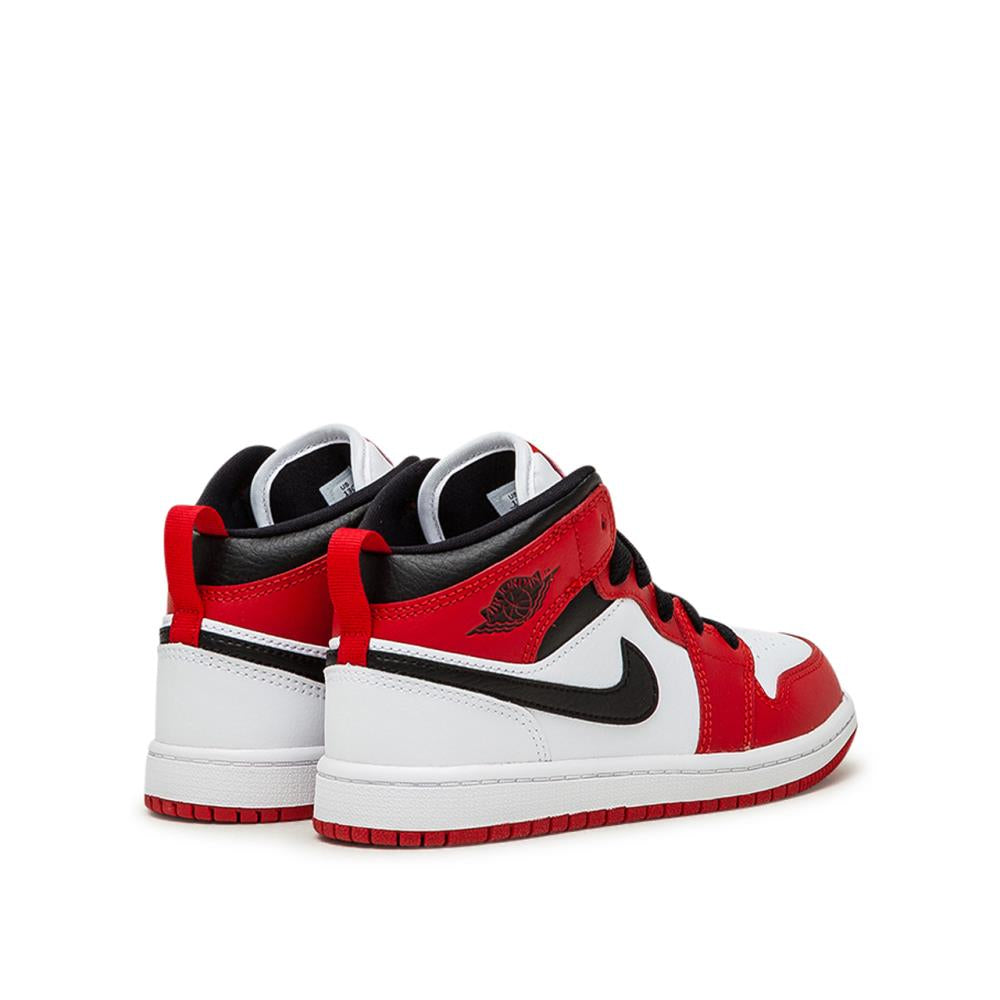 Air Jordan 1 Mid (PS) (Red / White / Black)