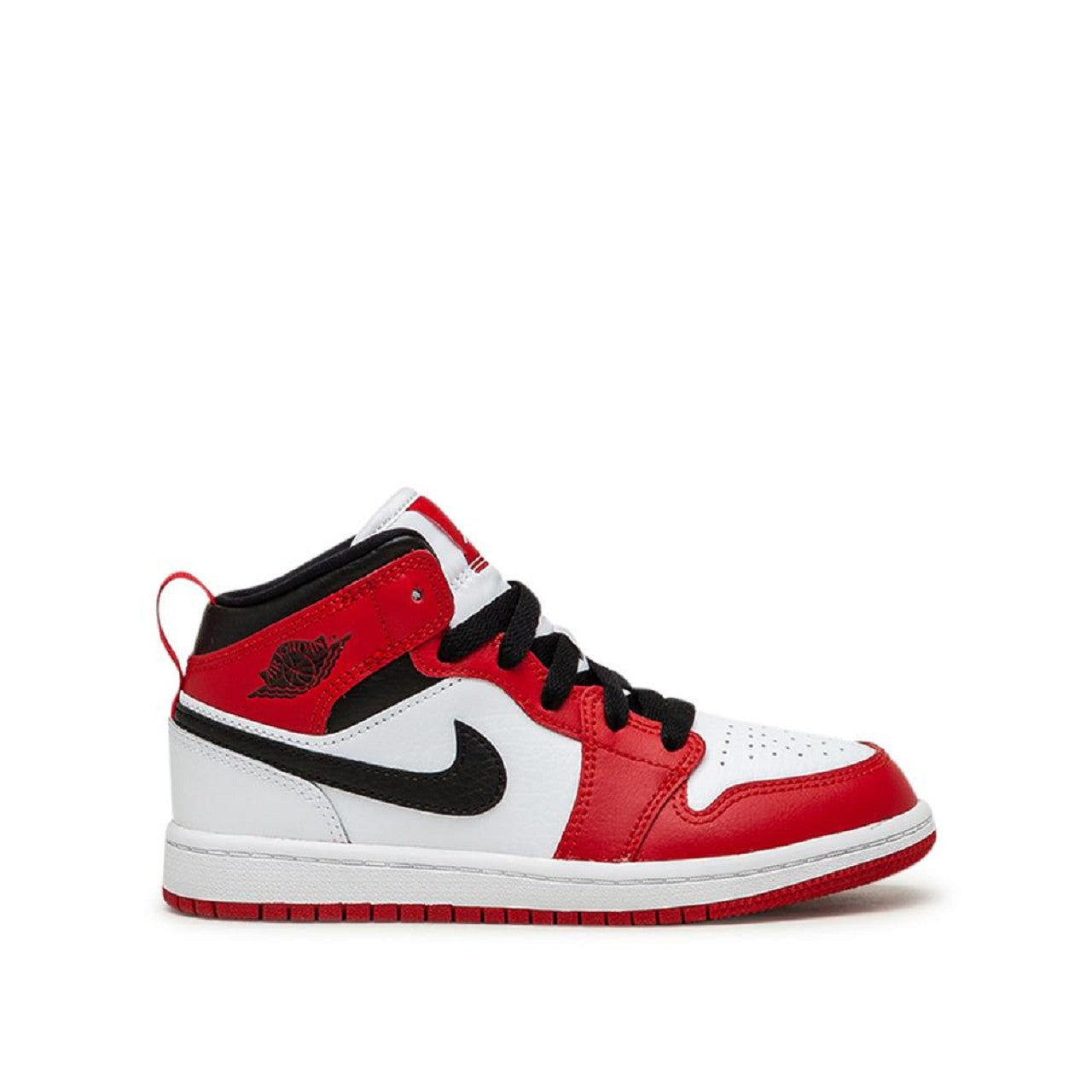 Air Jordan 1 Mid (PS) (Red / White / Black)