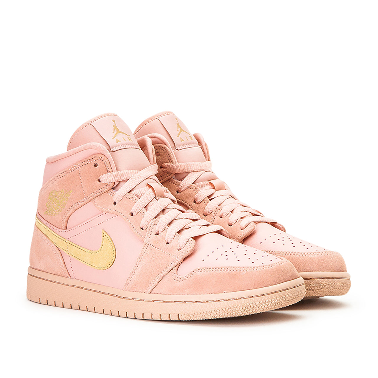Air Jordan 1 Mid SE "Coral Stardust" (Pink / Gold)