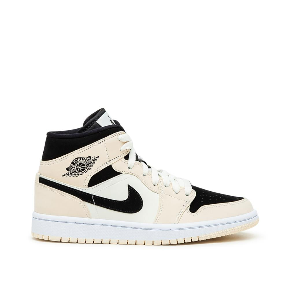 Air Jordan WMNS 1 Mid (Cream / Black / White)