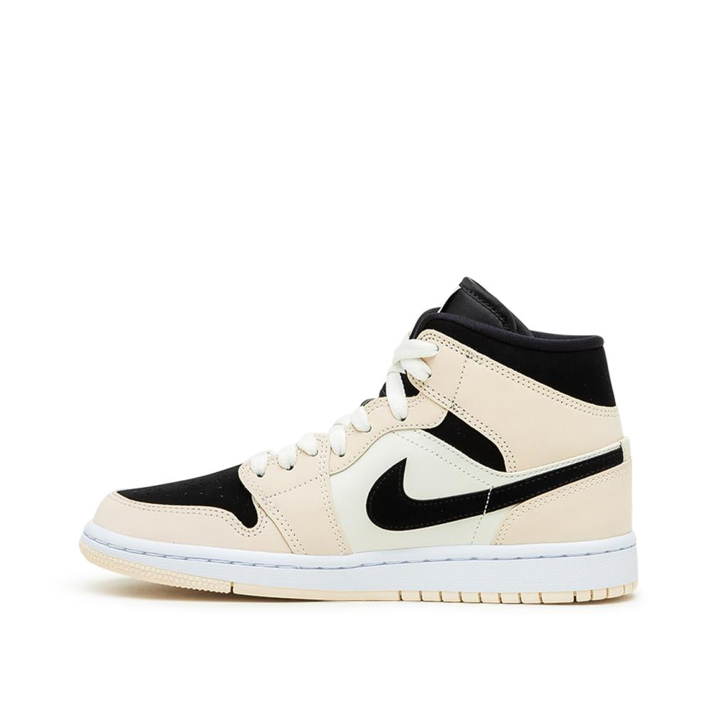 Air Jordan WMNS 1 Mid (Cream / Black / White)