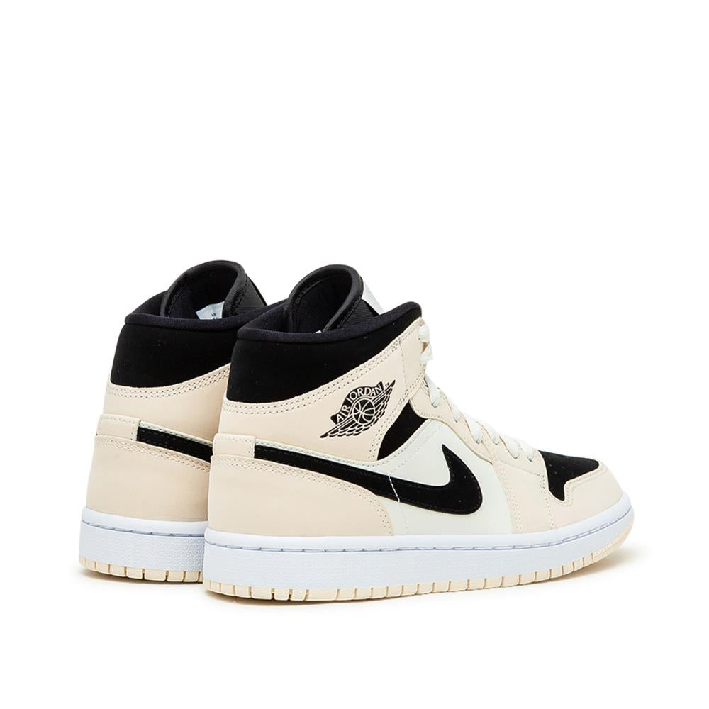 Air Jordan WMNS 1 Mid (Cream / Black / White)