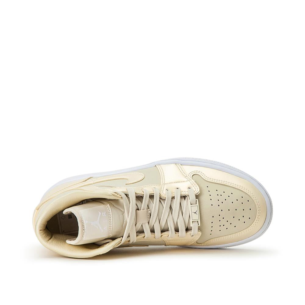 Air Jordan WMNS 1 Mid SE (Beige / Yellow)