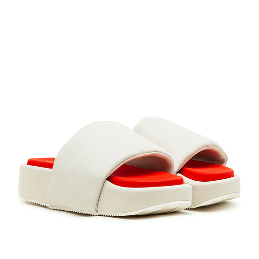adidas Y-3 Slide "White" (White / Red)