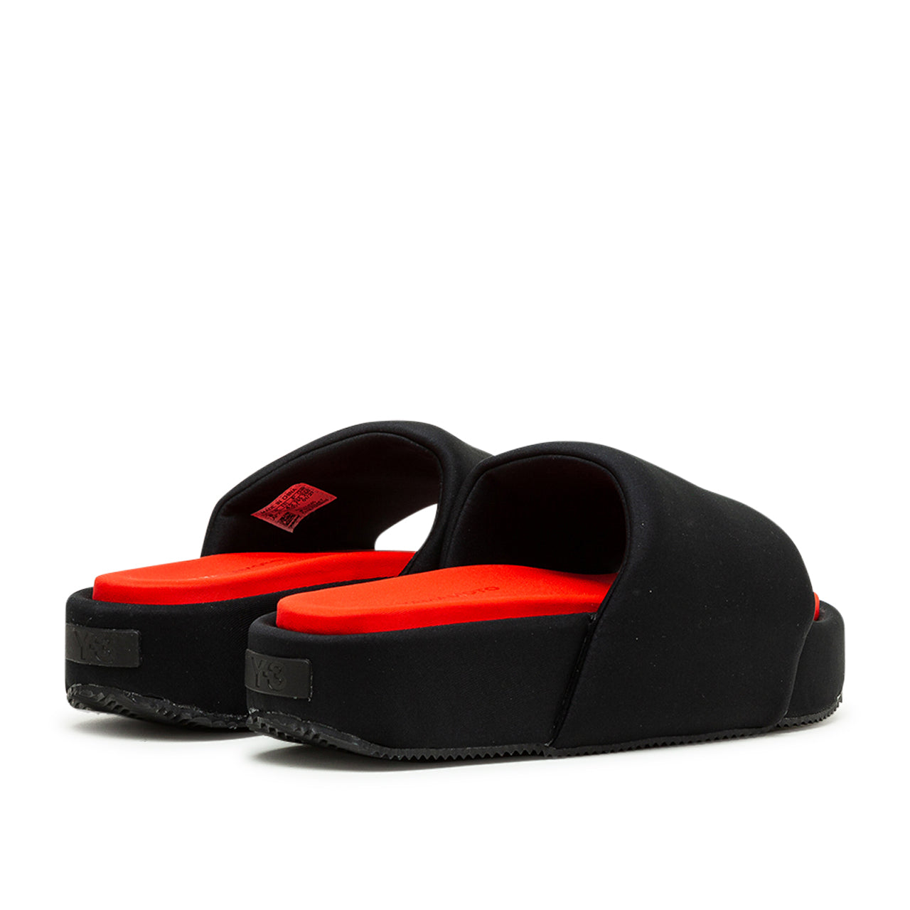 adidas Y-3 Slide (Black / Red)