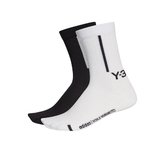 adidas Y-3 Crew Socks (Black / White)