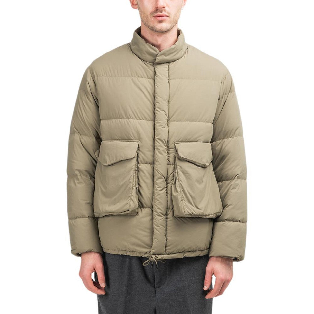 Snow Peak Recycled Nylon Ripstop Down Jacket (Beige)