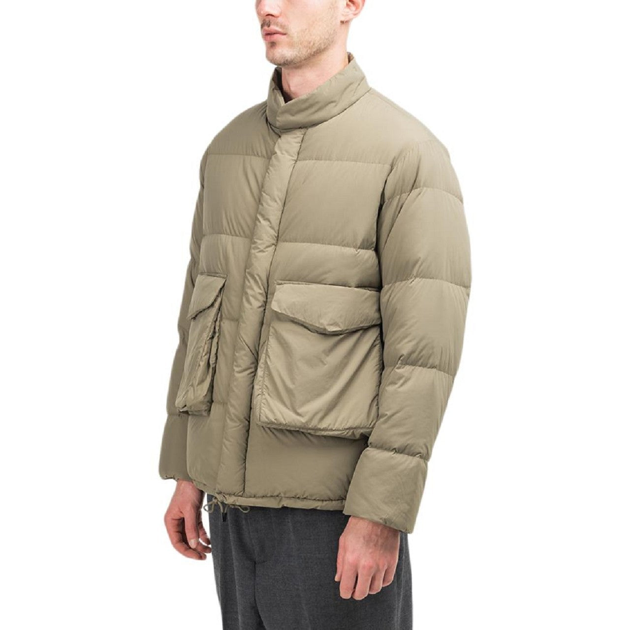 Snow Peak Recycled Nylon Ripstop Down Jacket (Beige)