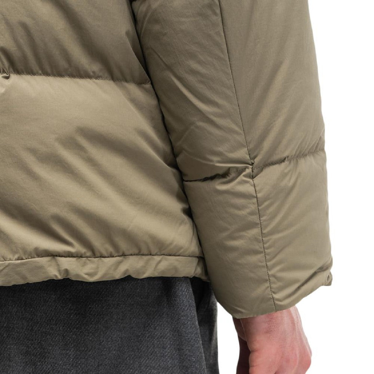 Snow Peak Recycled Nylon Ripstop Down Jacket (Beige)