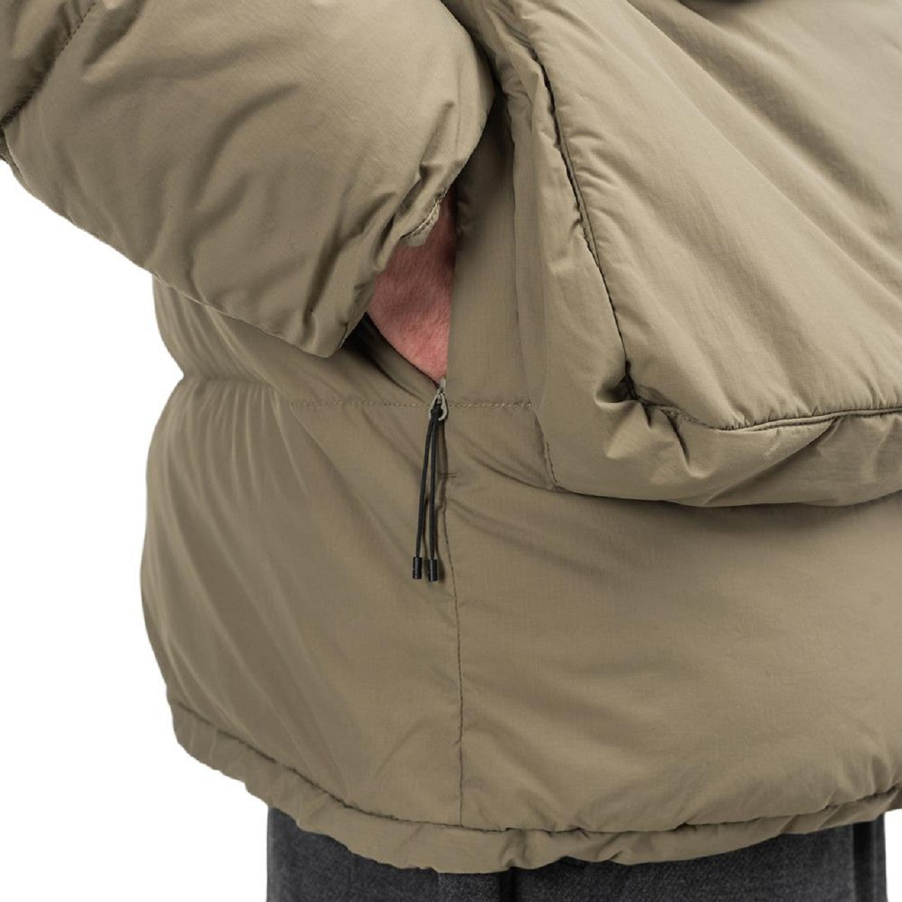 Snow Peak Recycled Nylon Ripstop Down Jacket (Beige)