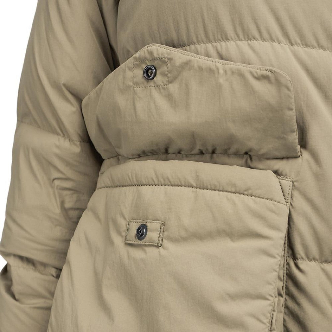 Snow Peak Recycled Nylon Ripstop Down Jacket (Beige)