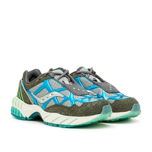 Saucony x Fresh Rags Grid Web (Black / Grey / Blue)