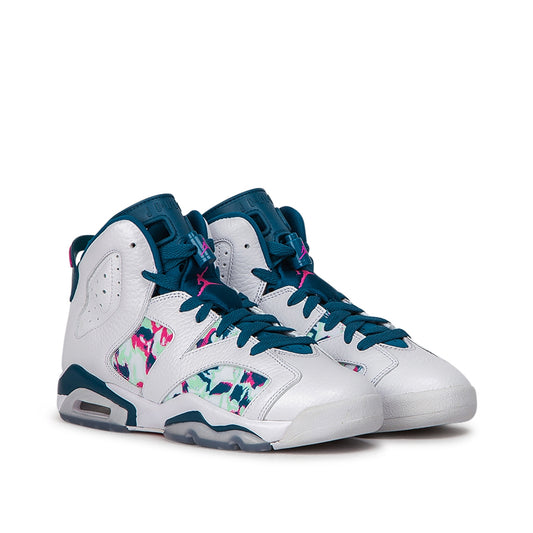 Air Jordan 6 Retro GS (Weiß / Pink)