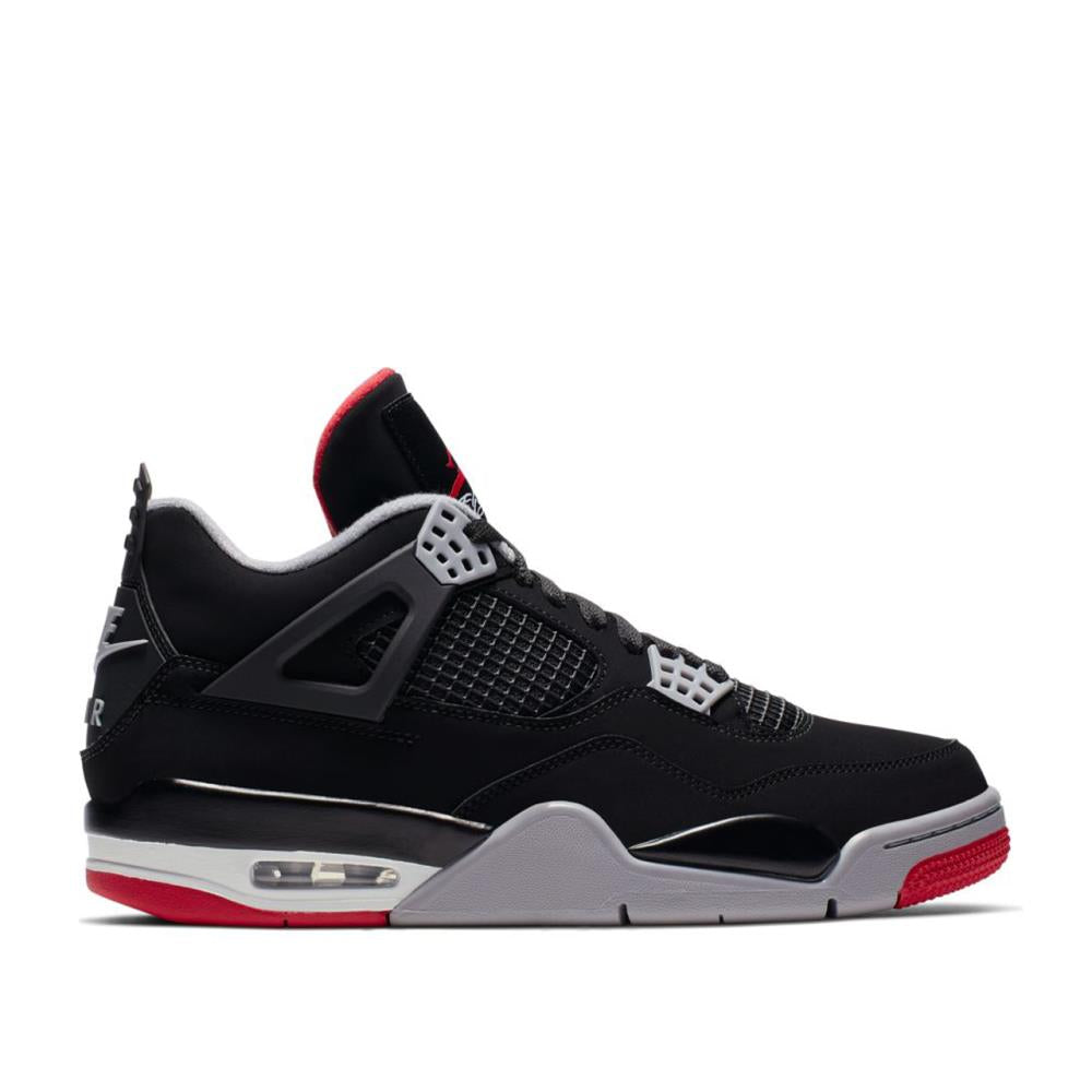 Air Jordan 4 Retro "Black Cement" (Black / Red)
