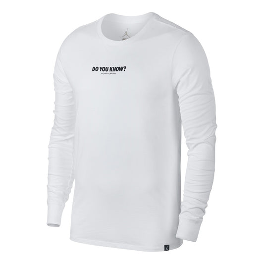 Nike Air Jordan AJ 3 CNXN 3 Long-Sleeve T-Shirt (White / Black)