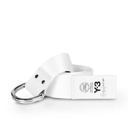 Y-3 Logo Belt (White)