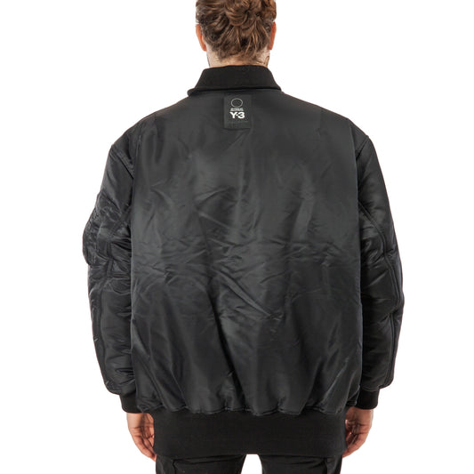 Y-3 Oversized Reversible Bomber (Black)